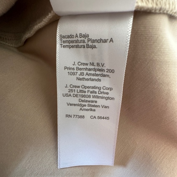 J. Crew Tie-Waist Shirtdress in Stretch Twill Size 4 - Picture 10 of 11